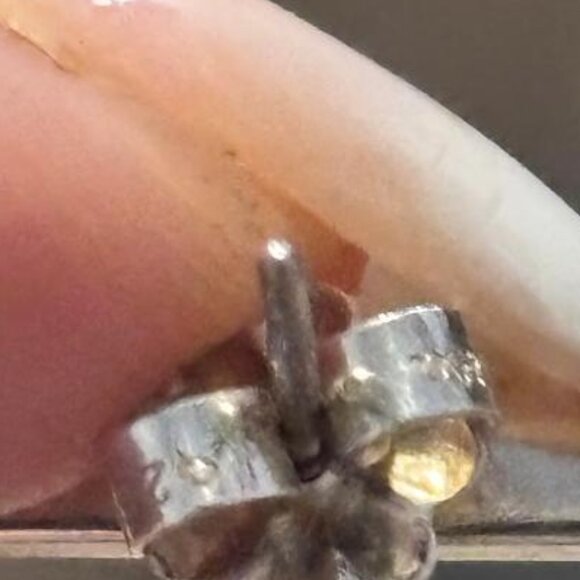 Very Rare! Like New!  Tiffany & Co. Frank Gehry Sterling Silver Pierced Earrings - Picture 2 of 3